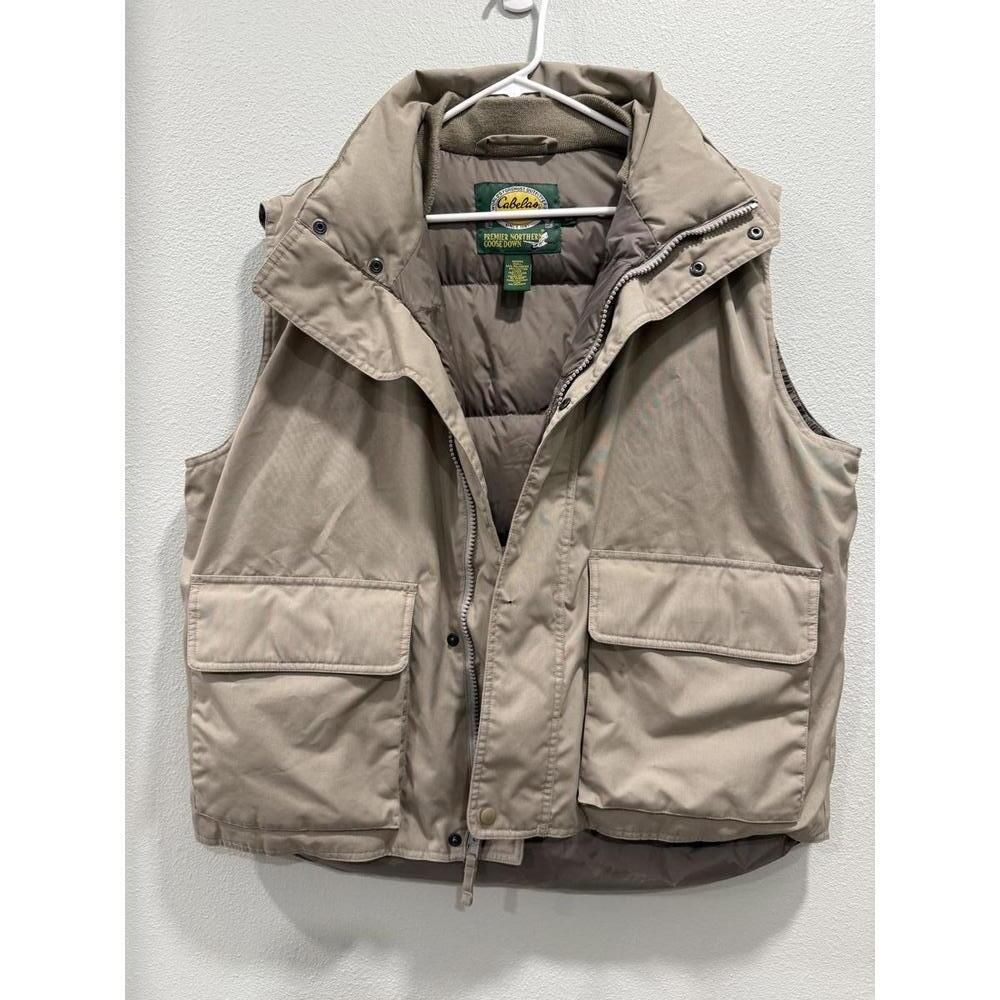 Cabela's Premier Northern Goose Down Puffer Vest, Men's Large, Regular